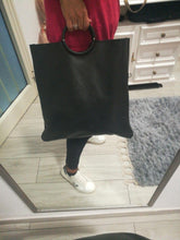 Greta - Borsa Sacca a Mano in Pelle con Pochette a Tracolla